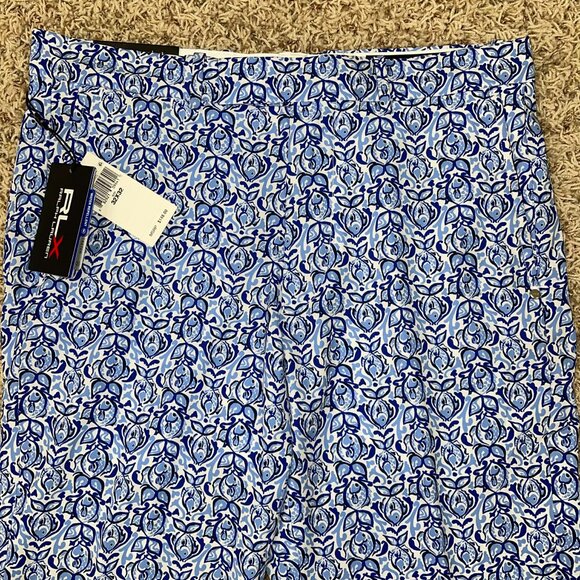 RLX Ralph Lauren Men’s Tailored Fit Water-Repellent Golf Pants Blue, Size 32x32 - Picture 10 of 16